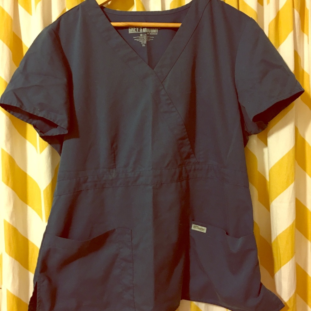 Grey's Anatomy XL Scrub Top in "Bahamas"